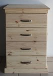 M4 600W Chest Of Drawers – Raw