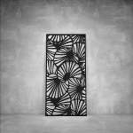 Laser Cut Screen - Design 089 - 2900 X 1400 X 20 Matt Black Indoor
