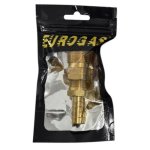 Bullnose To Hosetail Adaptor Brass Width: 8CM