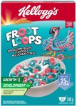 Froot Loops Bubblegum-berry Flavoured Multigrain Cereal Box