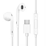 Ezra 3.5MM To Typec White Digital Earphones 1.2M Length