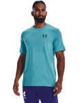Men's Ua Sportstyle Left Chest Short Sleeve Shirt - Glacier Blue XL