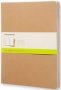 Moleskine Cahier Journal Pack Soft Plain Xx-large Natural Contains 3 Journals 70 GSM