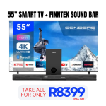 Spring Saver 55 Inch Smart Tv Combo