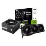 Asus Tuf Gaming Geforce Rtx 5070 Oc Edition And 1000W 80 Plus Gold Modular Power Supply Bundle