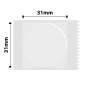 NB224 - NIIMBOT - B1 / B21 / B3S / B4 - 31X31MM - 210 TRANSPARENT ROUND LABELS