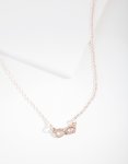 Rose Gold Diamante Necklace