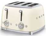 Smeg 4 Slice Vintage Cream 50'S Retro Style Toaster - TSF03CRSA