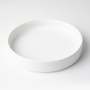Flat Stackable Pasta Bowl Choose From 6 Colours - White