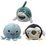 Adoramals Plush Squeezy Toy Sealife