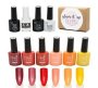 High Quality Uv Glam Gel Nail Polish Top Base Matte Coat & Bond-it Set - Sunset Pack Of 10