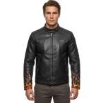 Mens Okada Jacket In Black - Black XL