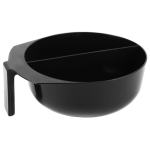 Tint Bowl With Partition Black Large 2 X 350ML