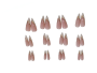 24 Pieces Long Almond French Press-on Nails