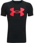 Boys' Ua Tech Big Logo Short Sleeve - BLACK-002 Yxs
