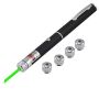 5 In 1 Green Laser Pointer Pen - For Office Use Or For Kids