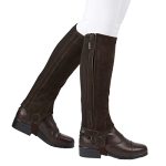 Dublin Suede Half Chaps II Brown Adults Medium