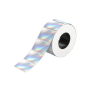 NB882 - - M2 / M3 - 30X20MM - 345 Silver Oval Laser Labels