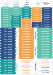 Strip School Labels Bright Tones 2