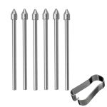 6 Pcs Metal Nibs tips Replacement For Samsung Galaxy Tab S10+ S10 ULTRA S9 S9FE+ S9 ULTRA S8 S8+ S8 ULTRA S7 S7 FE S6 S6 Lite S