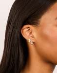 Goldair Gold Clear & Sapphire Cubic Zirconia Huggie Earrings 3-PACK