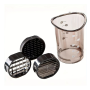 3-IN-1 Kitchen Chopper Manual Slicer Cup For Vegetables And Fruits - Black