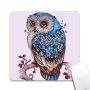 Blue Owl Mouse Pad Mousepads Bfpads Cute Funny Mousepad Pads Mat For Gaming Game Office Mac Blue Owl