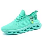 Dlwkipv Mens Walking Running Shoes Slip On Tennis Sneakers Non Slip Athletic Trainers Lightweight Breathable Mesh Comfortable Fa