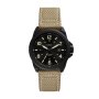 Fossil Bronson Three-hand Date Taupe Nylon Men's Watch - FS5917