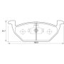 Volkswagen Kbc Brake Pads Front For Audi Seat - Spares Direct