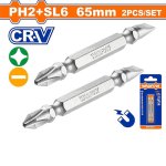 Screwdriver Bits PH2 + SL6.0 X 65MM WSV0K11