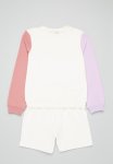 Superbalist Colour Block Sweat Top & Short Set - Milk