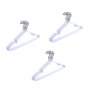 CLH-801 Stainless Steel Plastic Dipping Clothes HANGER-KIDS-30PACK - White