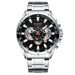 Curren 8363 Chronograph Watchboyz Edition - Black