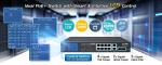 Planet 8-PORT 10 100TX 802.3AT Poe + 2-PORT Gigabit Tp sfp Combo Desktop Switch With Poe Lcd Monitor