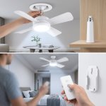 2-IN-1 LED Light And Ceiling Fan