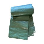 Tarpaulin Ground Sheet Waterproof Tent Cover 3M X 3M Hdpe