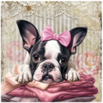 BOSTON FSC2387 Printed Panel Terrier