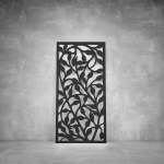 Laser Cut Screen - Design 115 - 2900 X 1400 X 20 Matt Black Outdoor