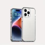 For Iphone 15 PLUS PRO PRO Max series Case Frost Clear Cover Back Compatible With Mag-safe Shockproof Protective Aluminum Frame