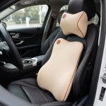 Polyester Car Cushion And Massage Lumbar Support