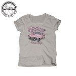 Girls Pink Cadillac Tee - Fog - 7 8