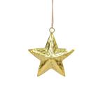 Hanging Star Gold 3X10X10CM