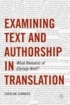 Examining Text And Authorship In Translation 2017 - What Remains Of Christa Wolf? Hardcover