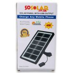 Solac Solar Panel USB Output 4W
