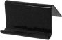 Acrylic Business Card Holder With Glitter Black Vertical Card Stand