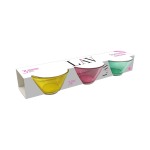 3 Piece 345ML Vega Colour Bowl