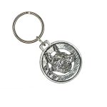 Australian Cattle Dog Keychain Pewter D014KC 1 1 2" 100% Handmade In The Usa Aussie Dog Pet Tag Metal Keychain Key Chain Key Rin