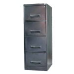 4-DRAW Filing Cabinet Grey