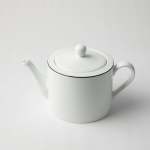 - Premium Porcelain Teapot With Black Band